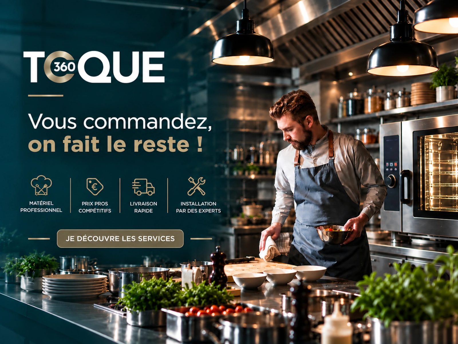 Toque360, la nouvelle plateforme e-commerce dédiée aux professionnels CHR